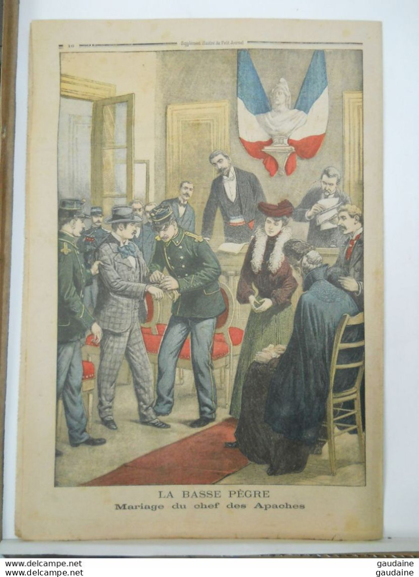 LE PETIT JOURNAL N°634 - 11 JANVIER 1903 - LA HAUTE PEGRE : ARRIVEE DE LA FAMILLE HUMBERT A PARIS - CHEF DES APACHES - Le Petit Journal