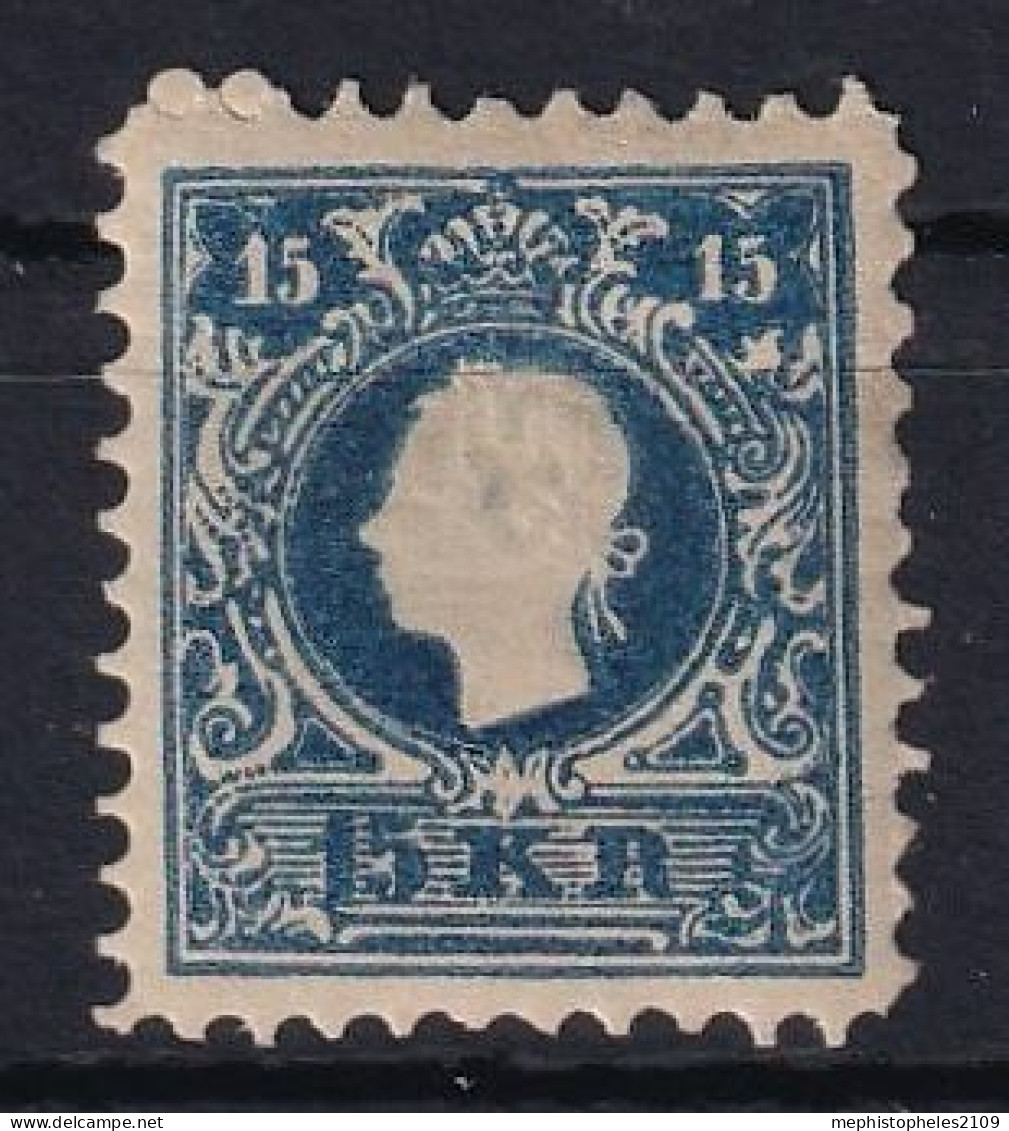 AUSTRIA 1858 - MLH - ANK 15N . 1870 - Neudrucke - Essais & Réimpressions