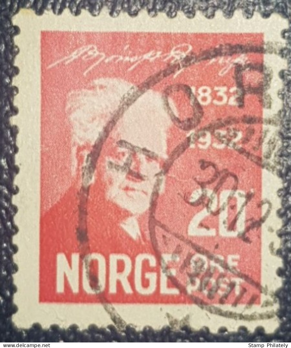 Norway 20 Used Classic Stamp 1932 - Usados