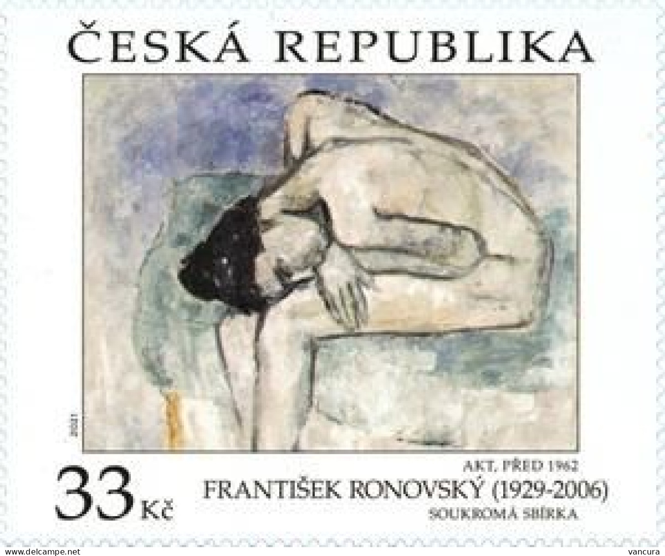 1138 Czech Republic Frantisek Ronovsky, Nude 2021 - Ungebraucht