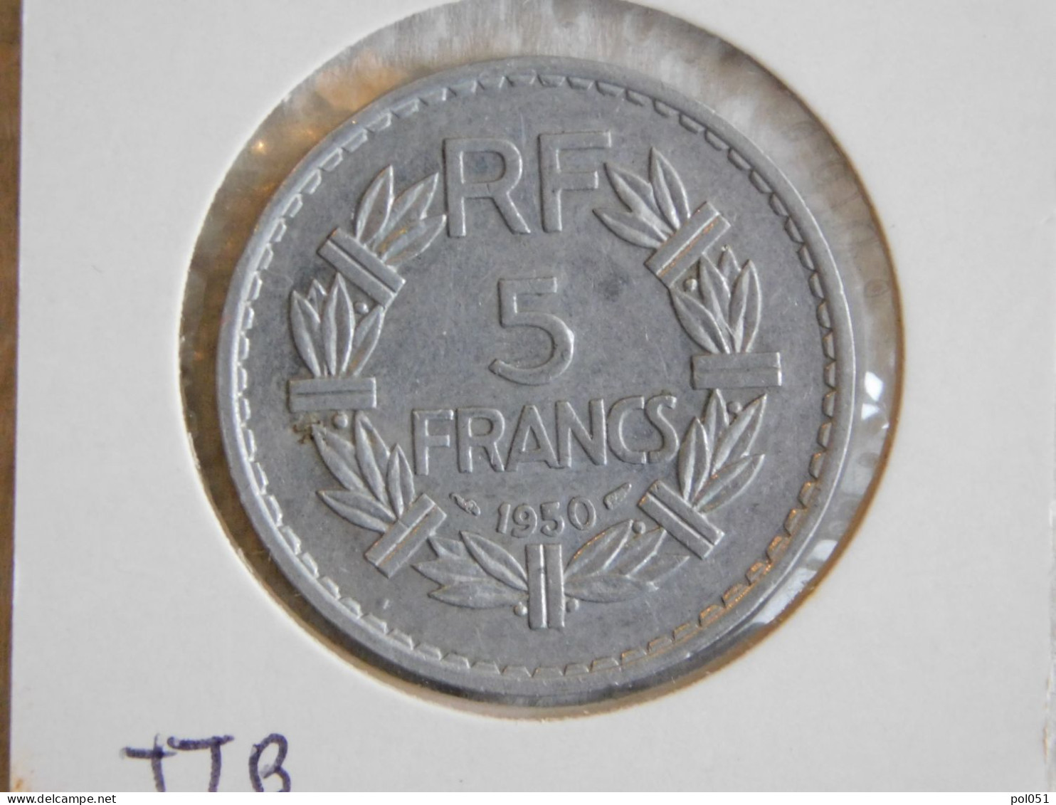 France 5 Francs 1950 LAVRILLIER, ALUMINIUM (891) - 5 Francs