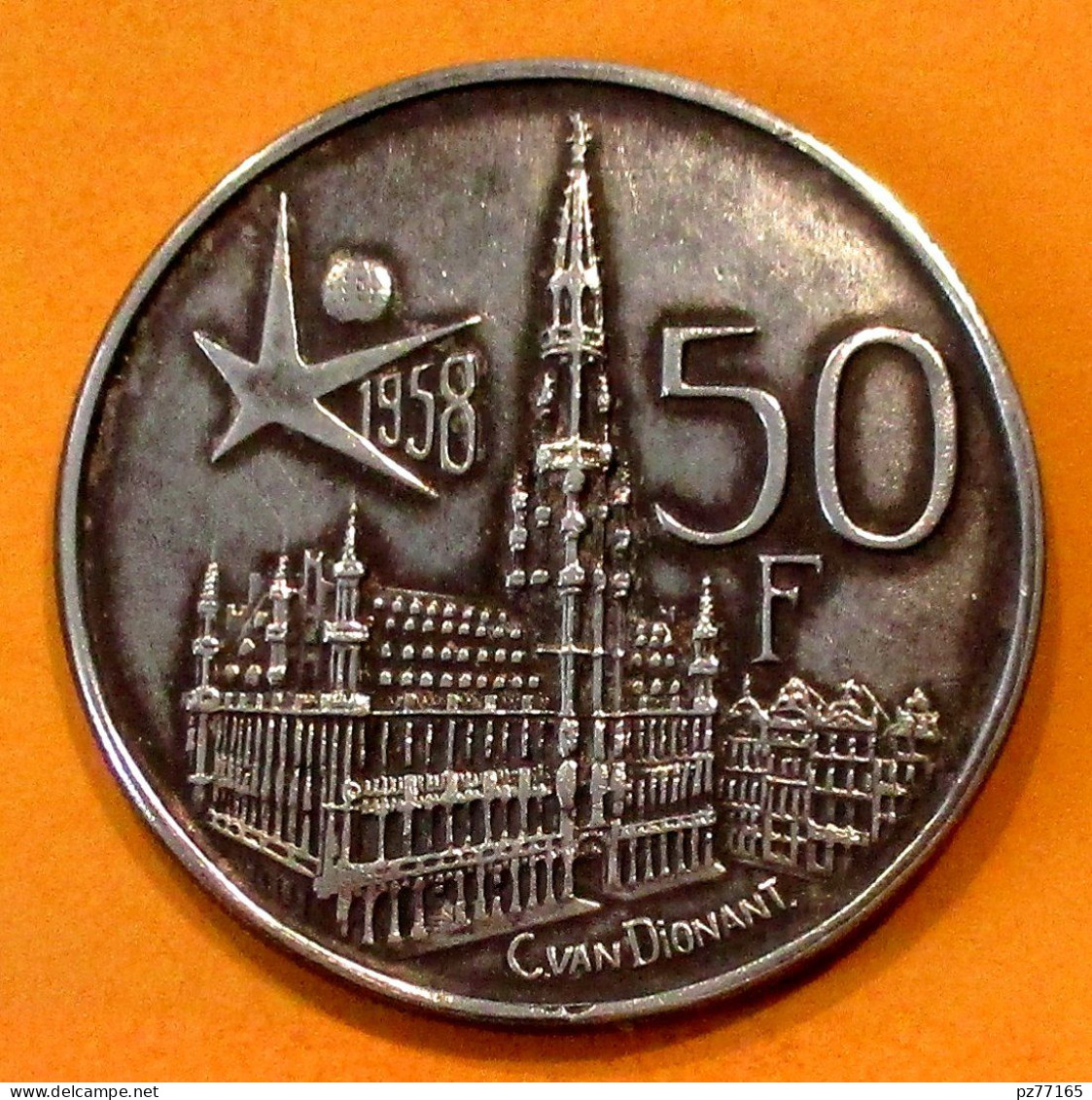 Belgique 50 Francs 1958 En TTB, Expo Universelle, Faible Tirage 382 000 Ex. . Argent Silver - 50 Frank