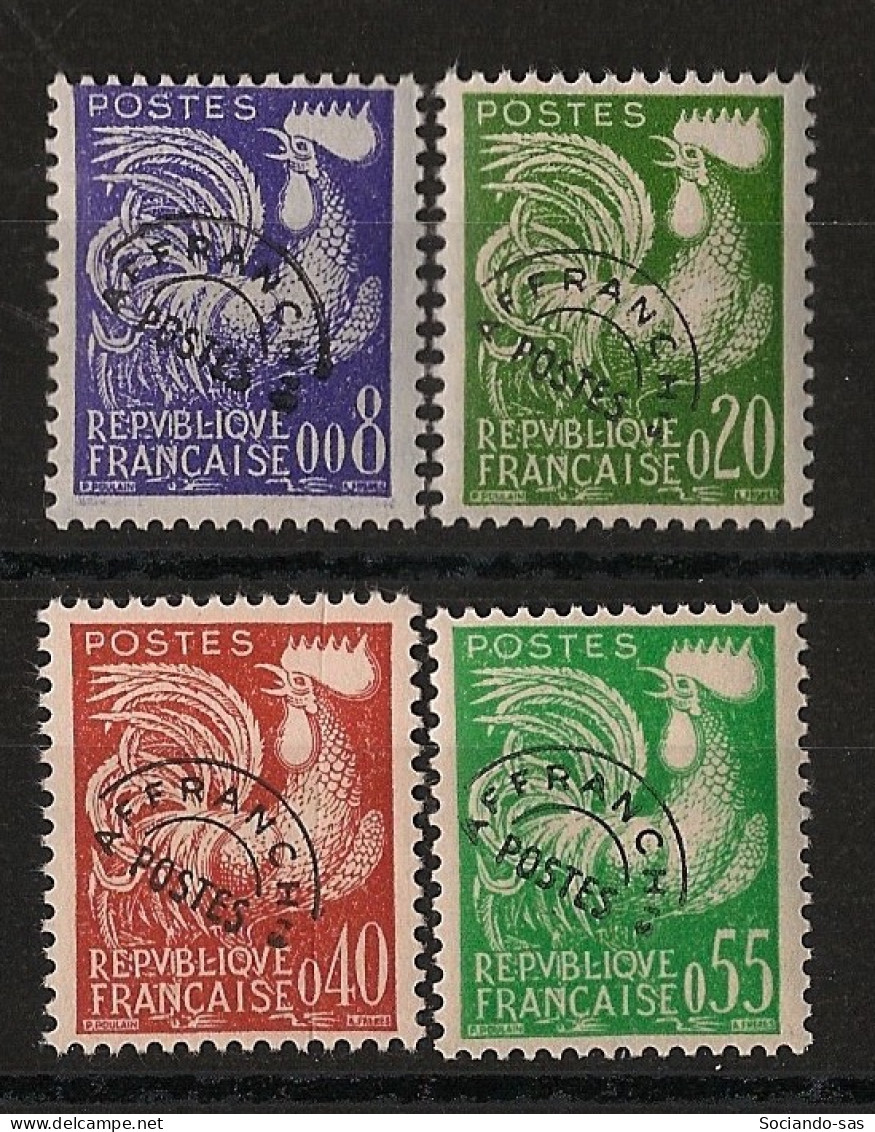 FRANCE - 1960 - Préo N°YT. 119 à 122 - Série Complète - Neuf* / MH VF - 1953-1960