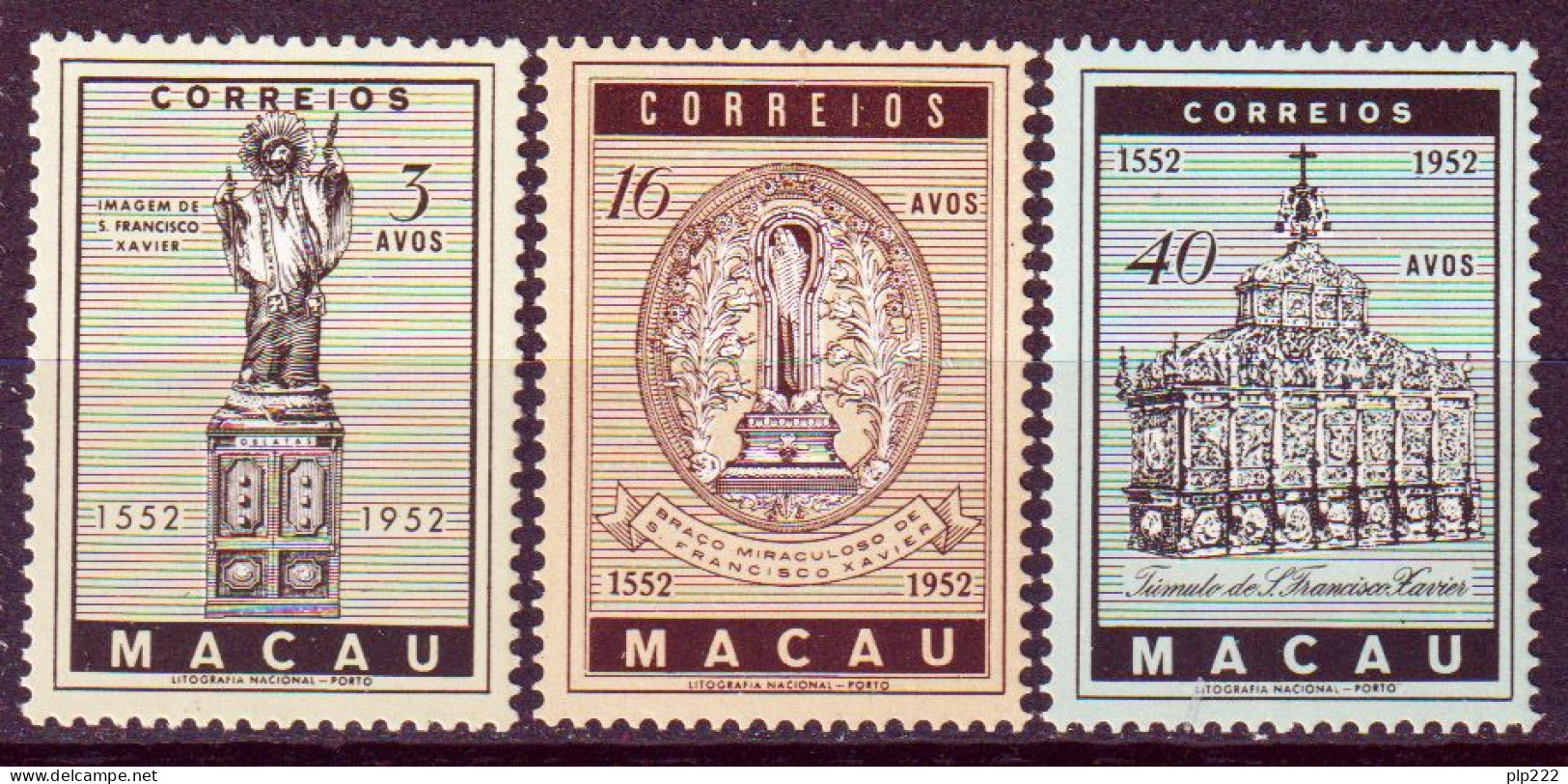 Macao 1952 Y.T.357/59 **/MNH VF/F - Nuovi