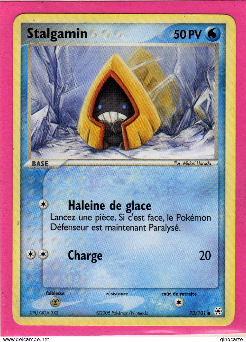 Carte Pokemon 2005 Ex Legende Oubliée 73/101 Stalgamin 50pv Neuve - Ex