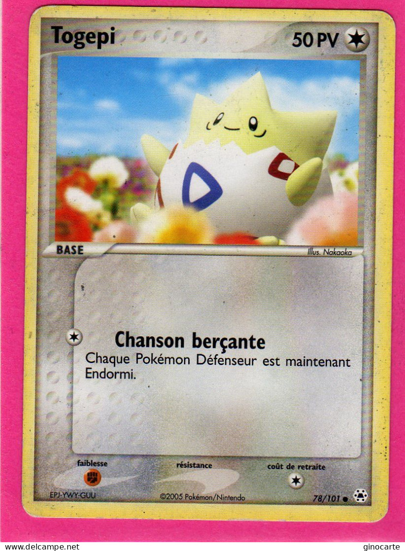 Carte Pokemon 2005 Ex Legende Oubliée 78/101 Togepi 50pv Occasion - Ex