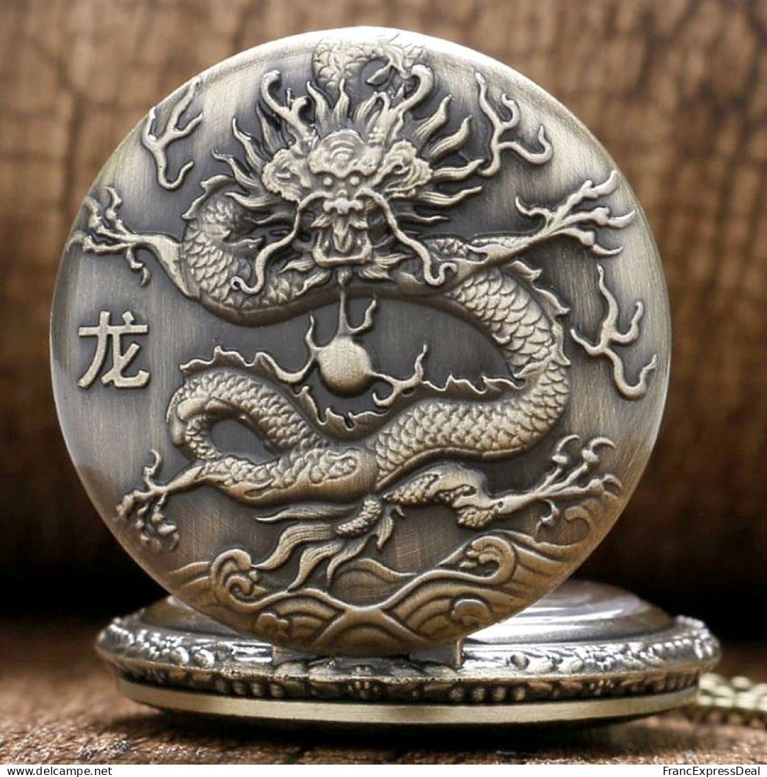 Montre Gousset NEUVE - Dragon Chinois (Réf 1) - Taschenuhren