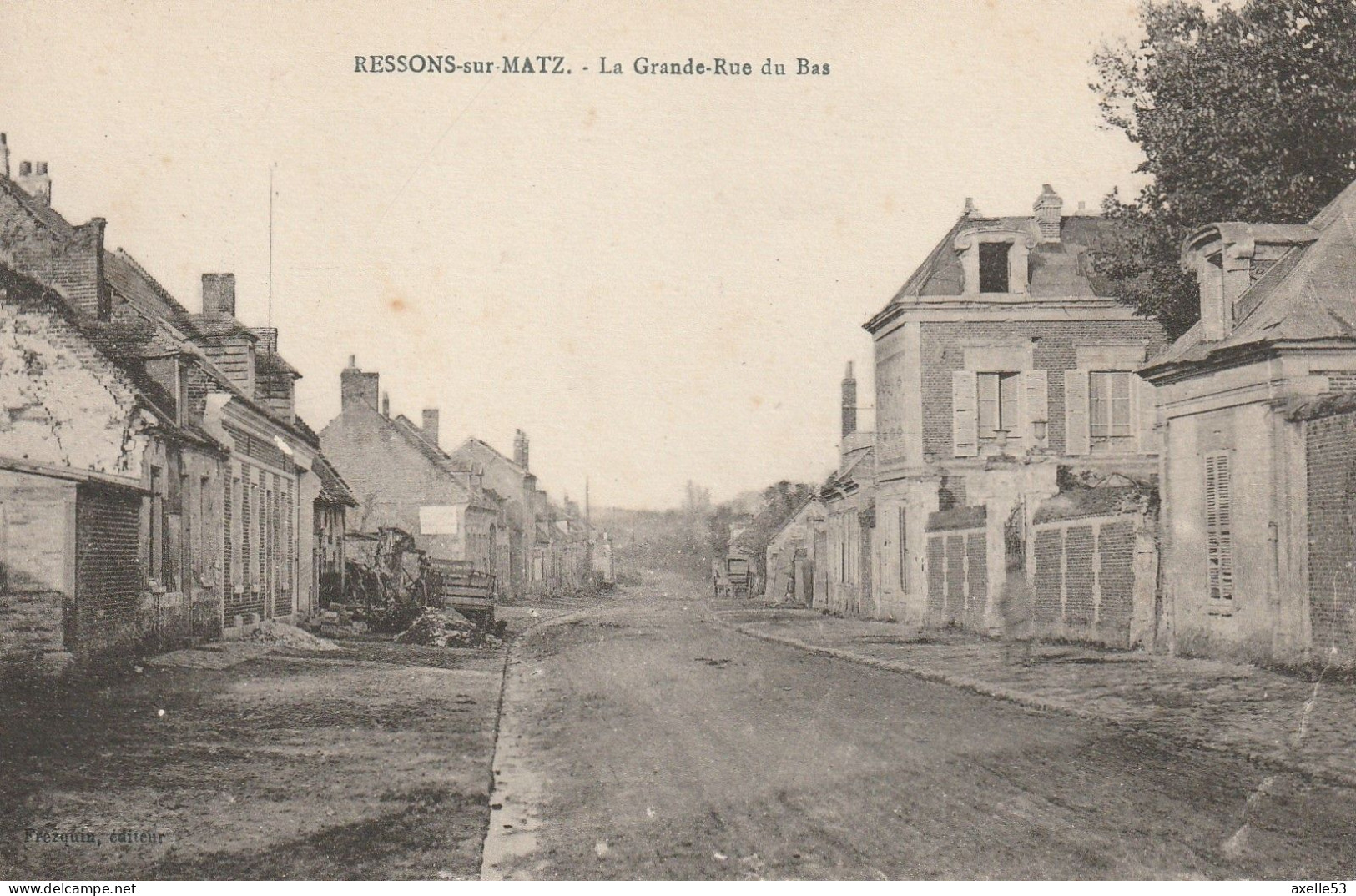 Ressons-sur-Matz 60 (10072) La Grande-Rue Du Bas - Ressons Sur Matz