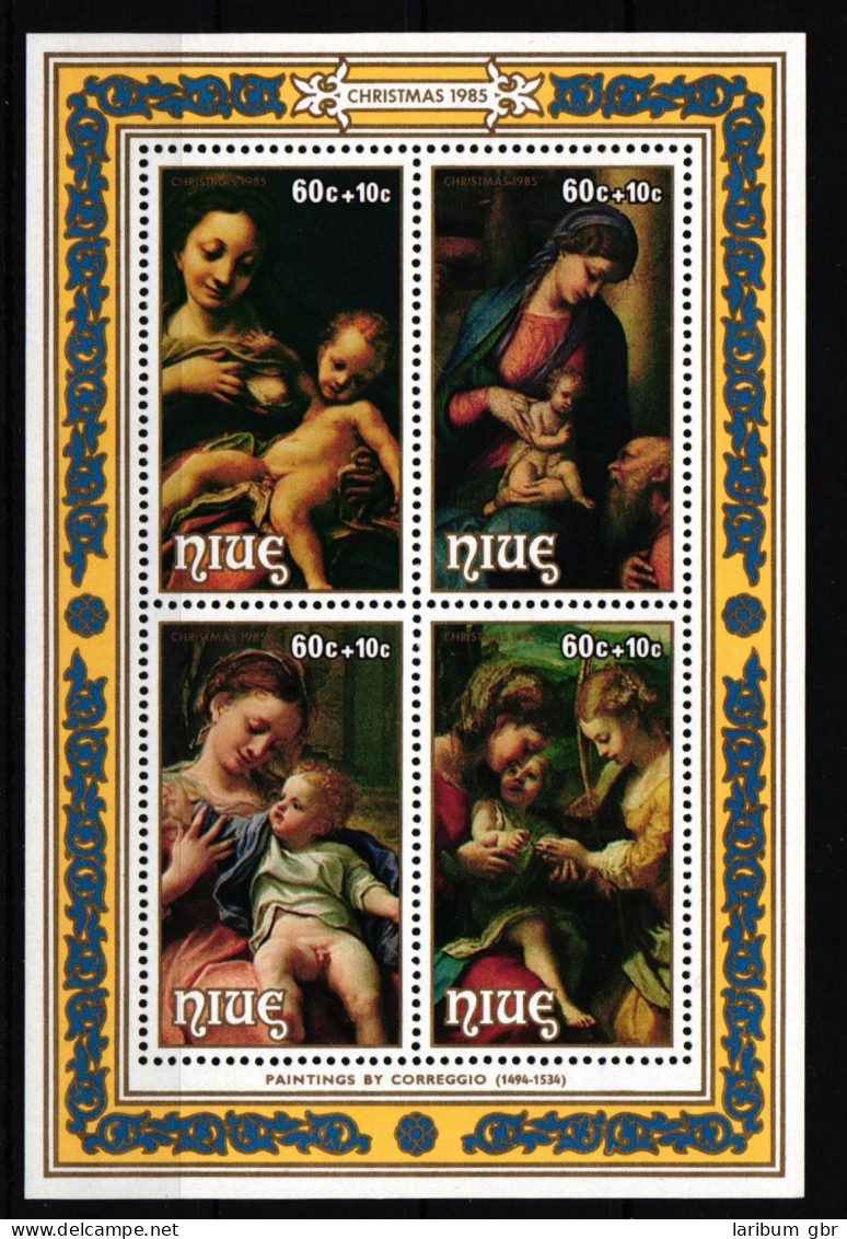 Niue Block 94 Mit 642-645 Postfrisch Weihnachten #IQ774 - Niue