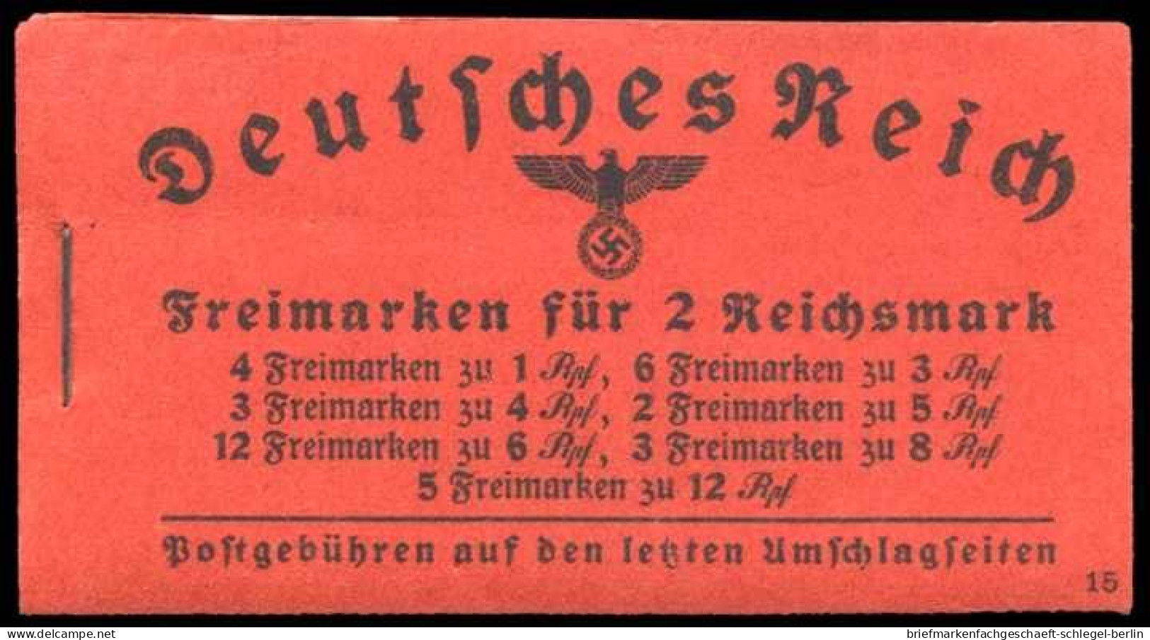 Deutsches Reich, 1940, MH 39.5, Postfrisch - Carnets