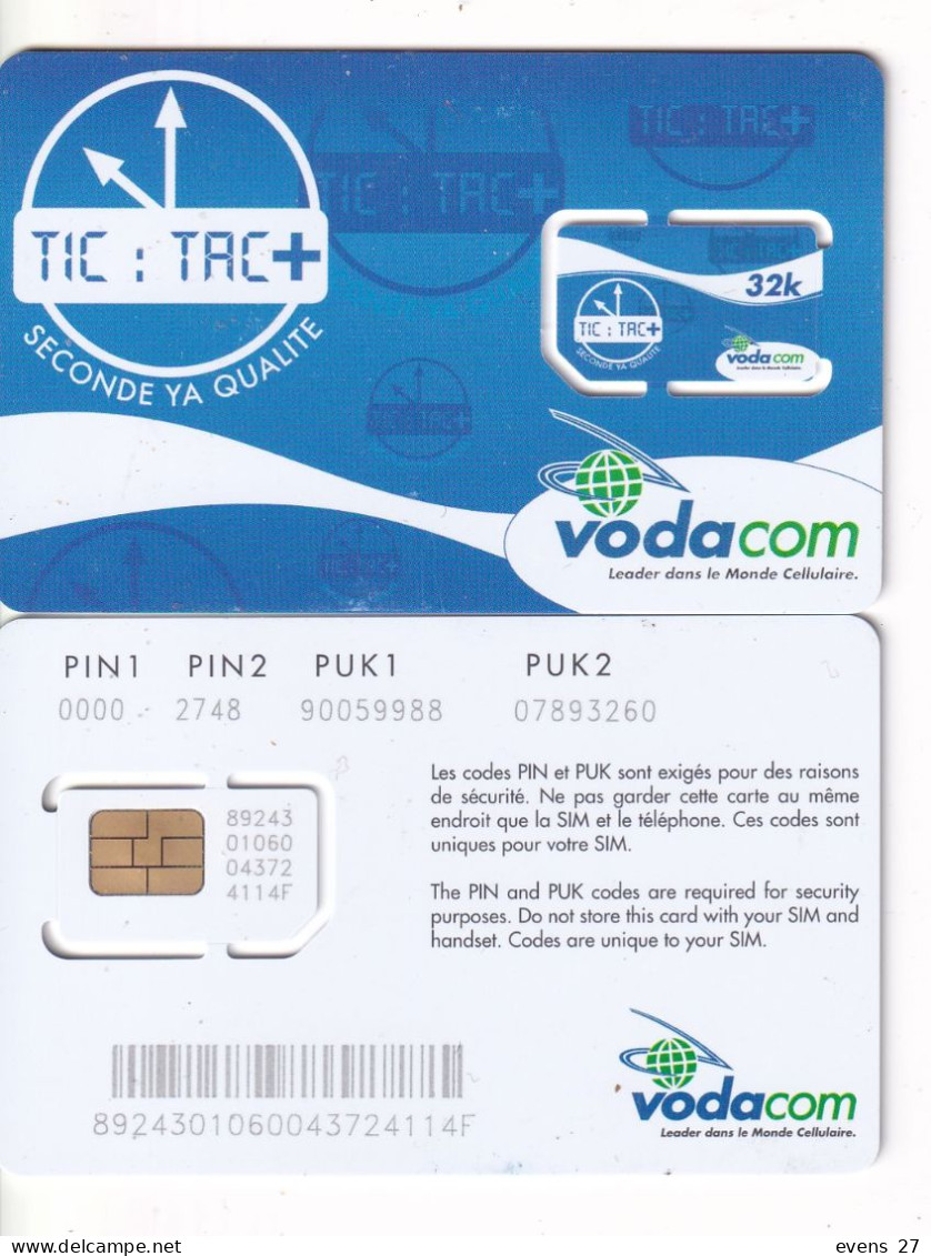 CONGO-KINSHASA-TIC TAC-SIM CARD-MINT UNUSED. - Autres - Afrique