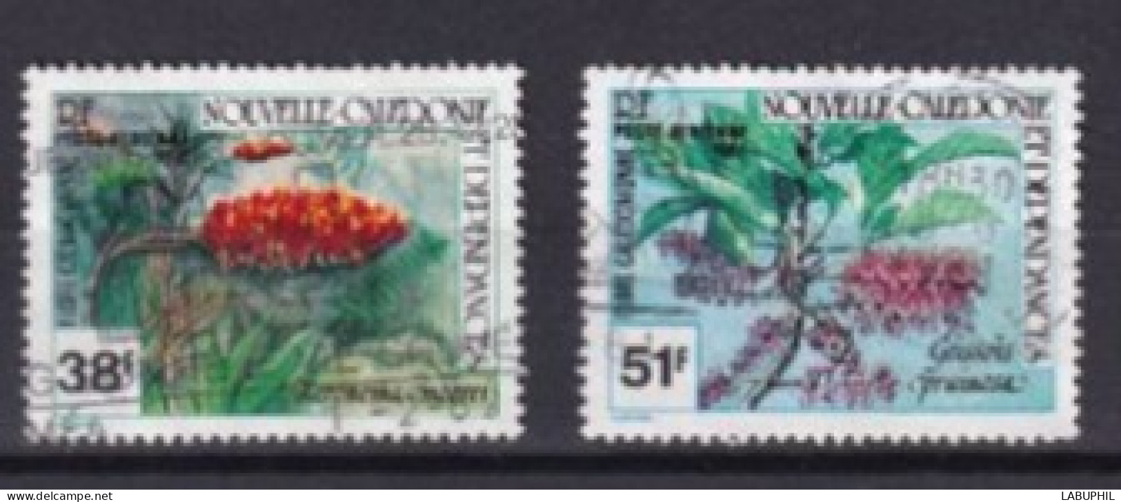 NOUVELLE CALEDONIE Dispersion D'une Collection Oblitéré Used  1981 Fleurs - Used Stamps