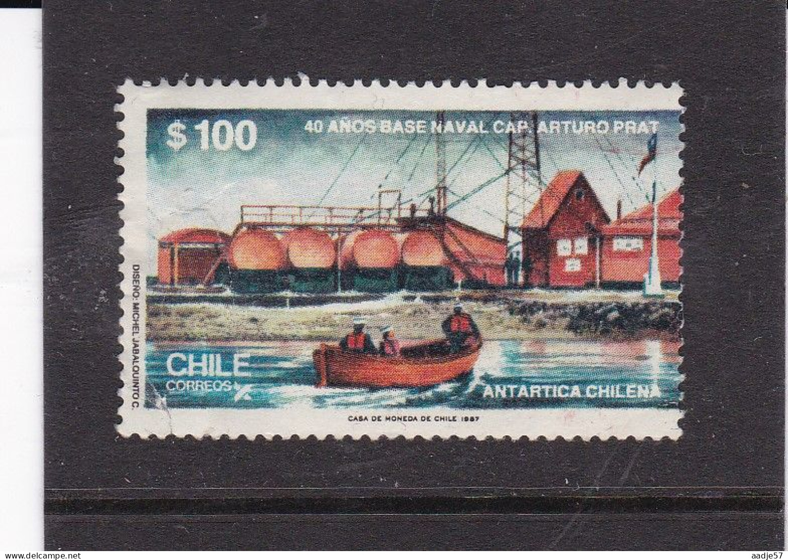 Chile 1987 Antarctic Station Mi 1171  Used 5853 - Climate & Meteorology