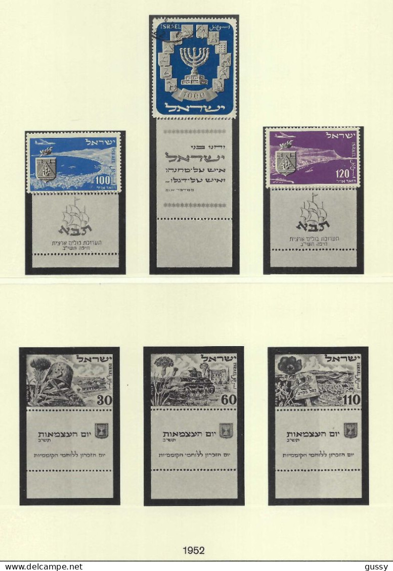 ISRAEL Ca.1952-57: Lot D' Obl. Et Neufs** - Ungebraucht (mit Tabs)