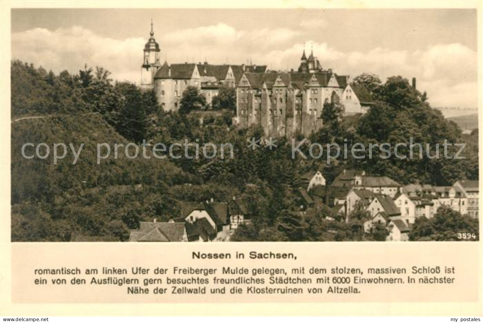 73271950 Nossen Altstadt Mit Schloss Nossen - Nossen