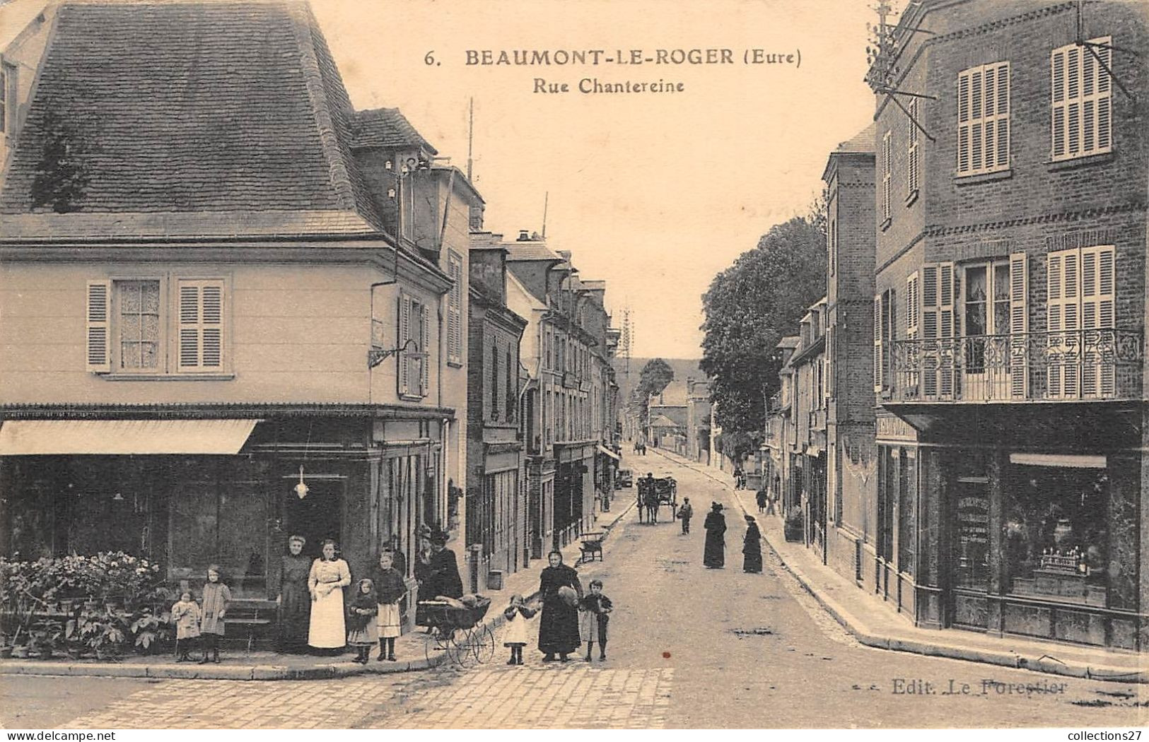 27-BEAUMONT-LE-ROGER- RUE CHANTEREINE - Beaumont-le-Roger