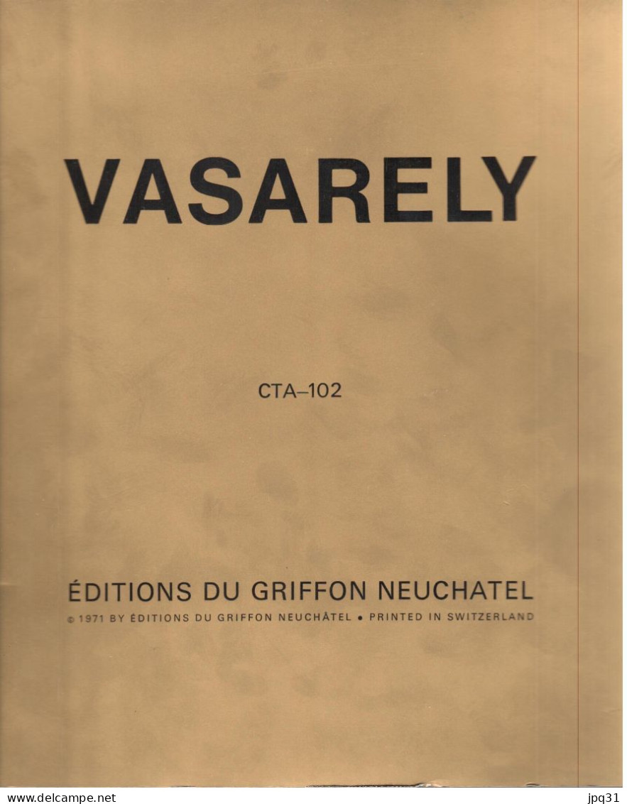 Vasarely - CTA-102 - étui 10 Planches - Ed. Du Griffon 1971 - Autres & Non Classés