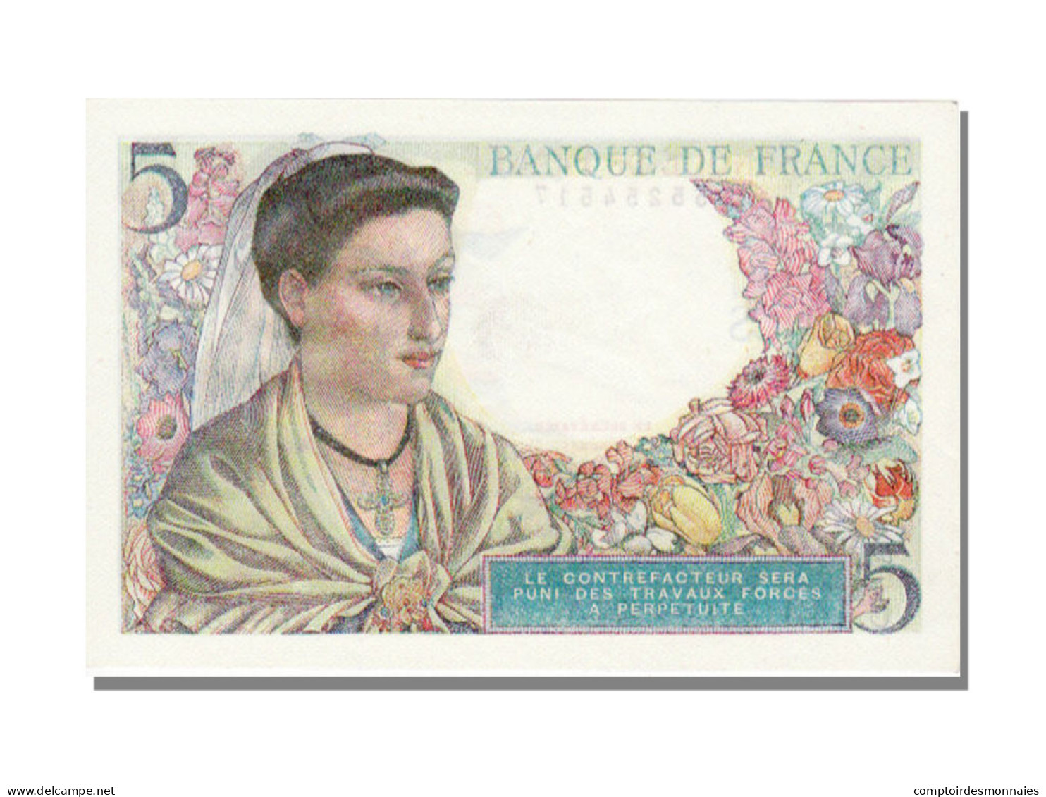 Billet, France, 5 Francs, 5 F 1943-1947 ''Berger'', 1945, 1945-04-05, NEUF - 5 F 1943-1947 ''Berger''