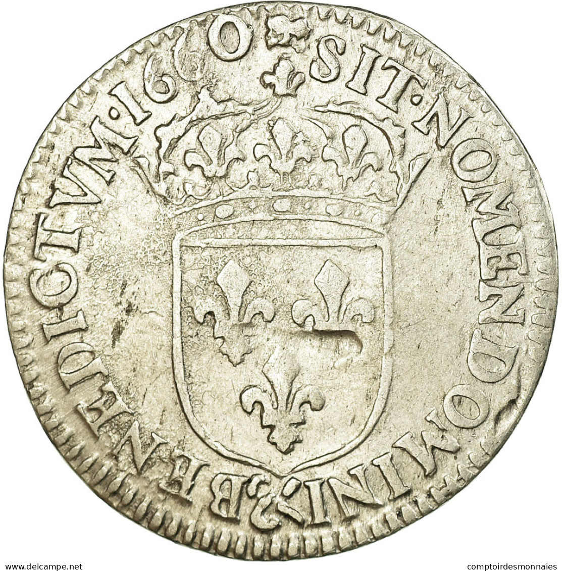 Monnaie, France, Louis XIV, 1/12 Écu Au Buste Juvénile, 1/12 ECU, 10 Sols - 1643-1715 Louis XIV The Great