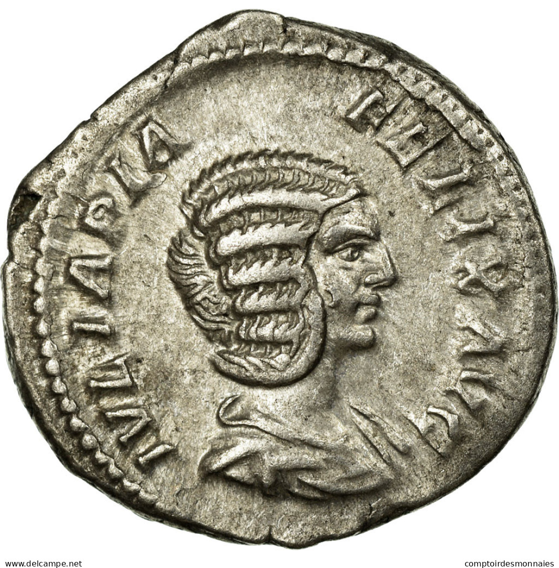 Monnaie, Julia Domna, Denier, TTB+, Argent, Cohen:32 - The Severans (193 AD To 235 AD)