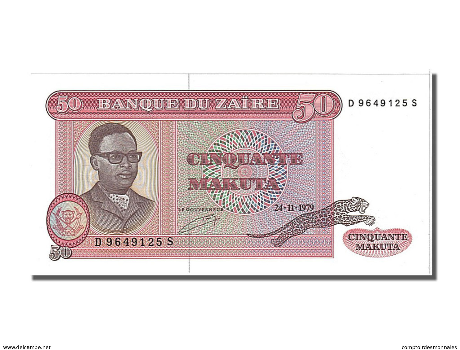 Billet, Zaïre, 50 Makuta, 1979, 1979-11-24, NEUF - Zaïre