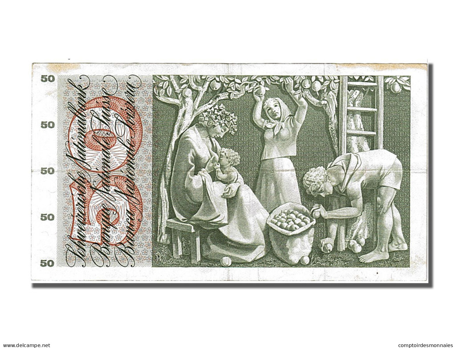 Billet, Suisse, 50 Franken, 1969, 1969-01-15, TTB - Schweiz