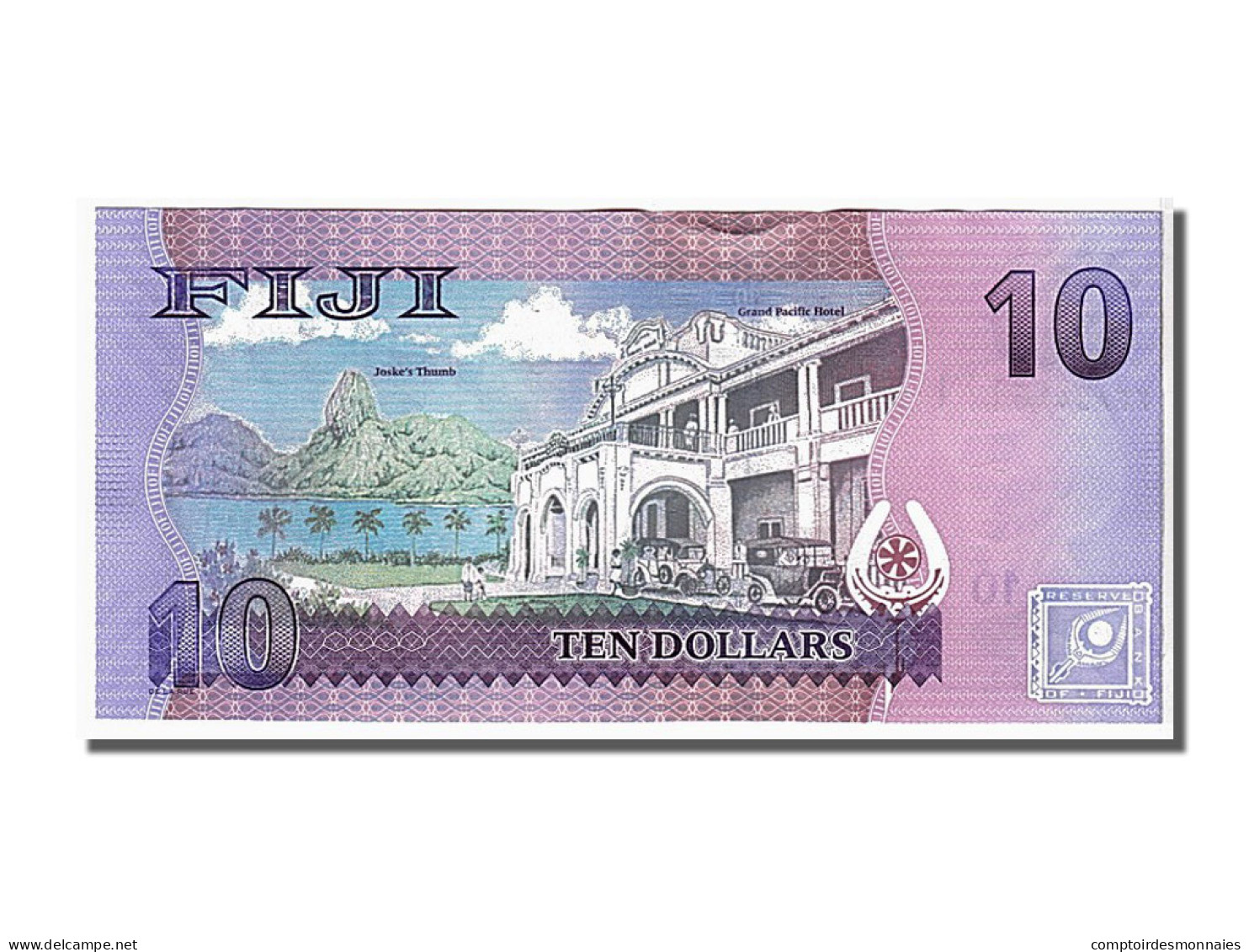 Billet, Fiji, 10 Dollars, 2013, KM:116, NEUF - Fidji