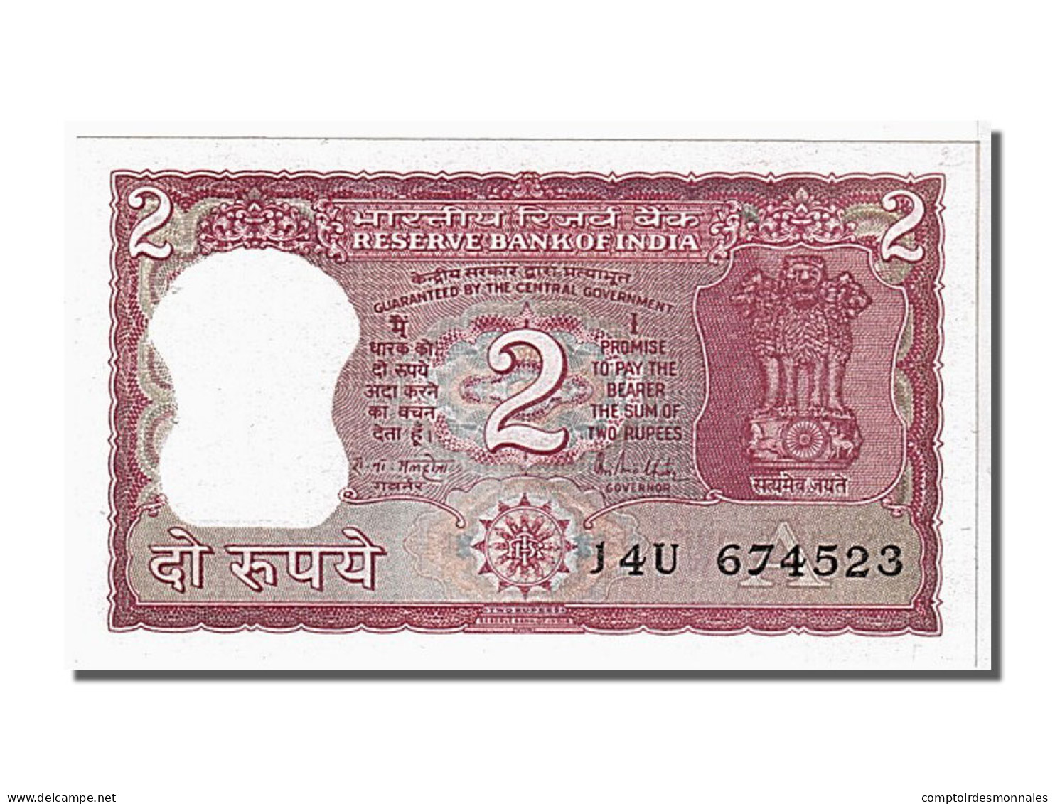 Billet, India, 2 Rupees, NEUF - Indien