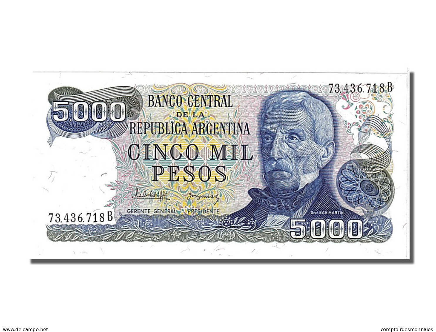 Billet, Argentine, 5000 Pesos, 1977, NEUF - Argentine