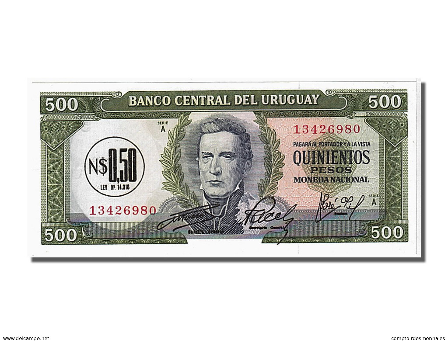Billet, Uruguay, 500 Pesos, 1967, NEUF - Uruguay