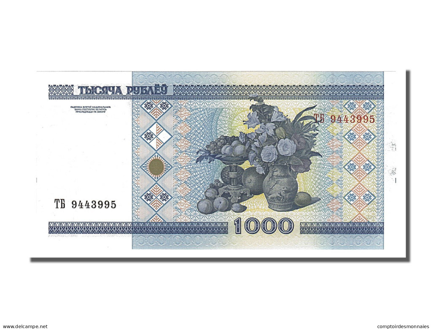 Billet, Bélarus, 1000 Rublei, 2000, NEUF - Wit-Rusland