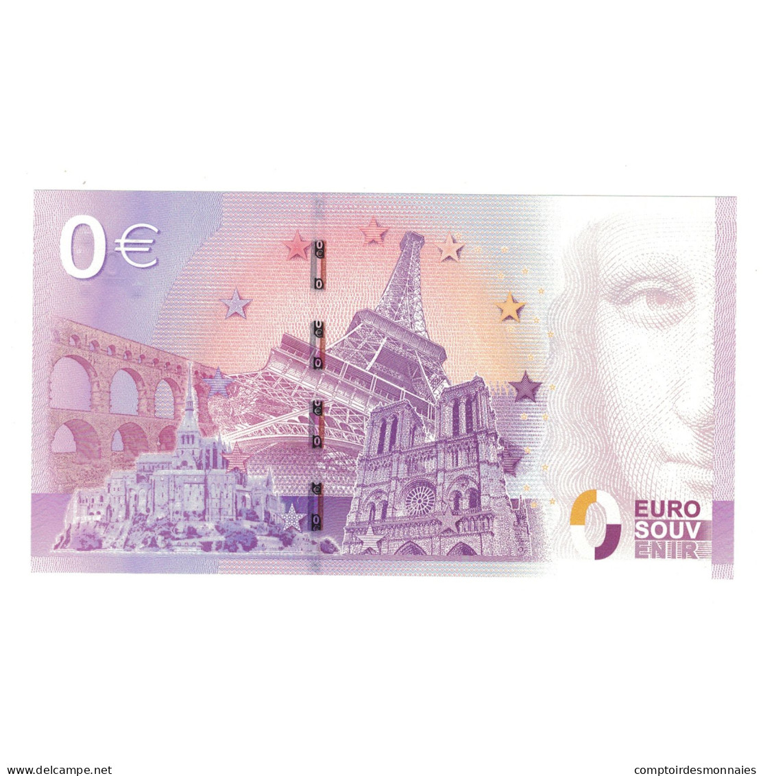 France, Billet Touristique - 0 Euro, 2015, UEBV003266, CHATEAU DE VAUX LE - Sonstige & Ohne Zuordnung