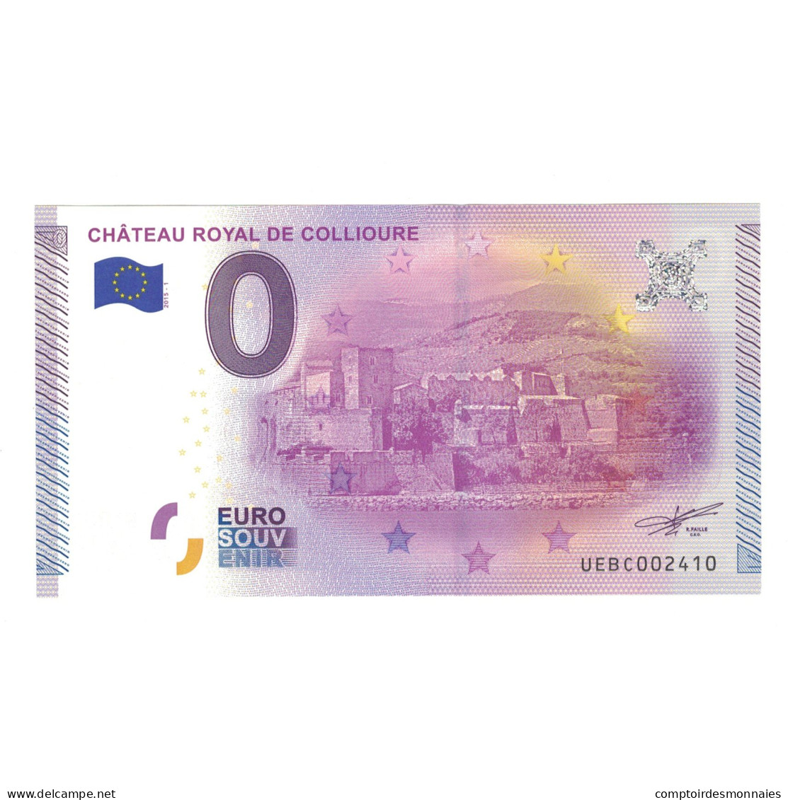 France, Billet Touristique - 0 Euro, 2015, UEBC002410, CHATEAU ROYAL DE - Sonstige & Ohne Zuordnung