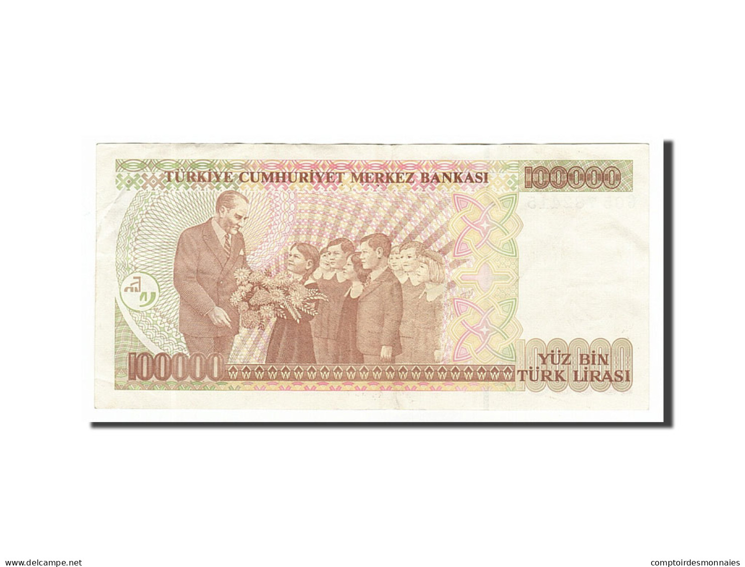 Turquie, 100 000 Lira Type Atatürk - Türkei