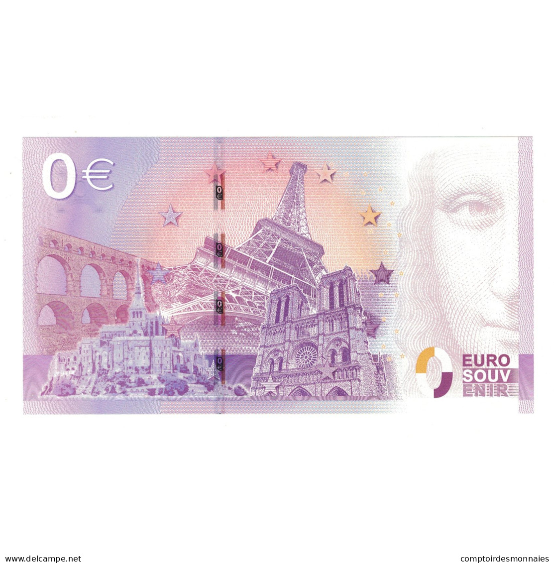 France, Billet Touristique - 0 Euro, 2015, UEBP000074, LE PUY DE DOME, NEUF - Autres & Non Classés