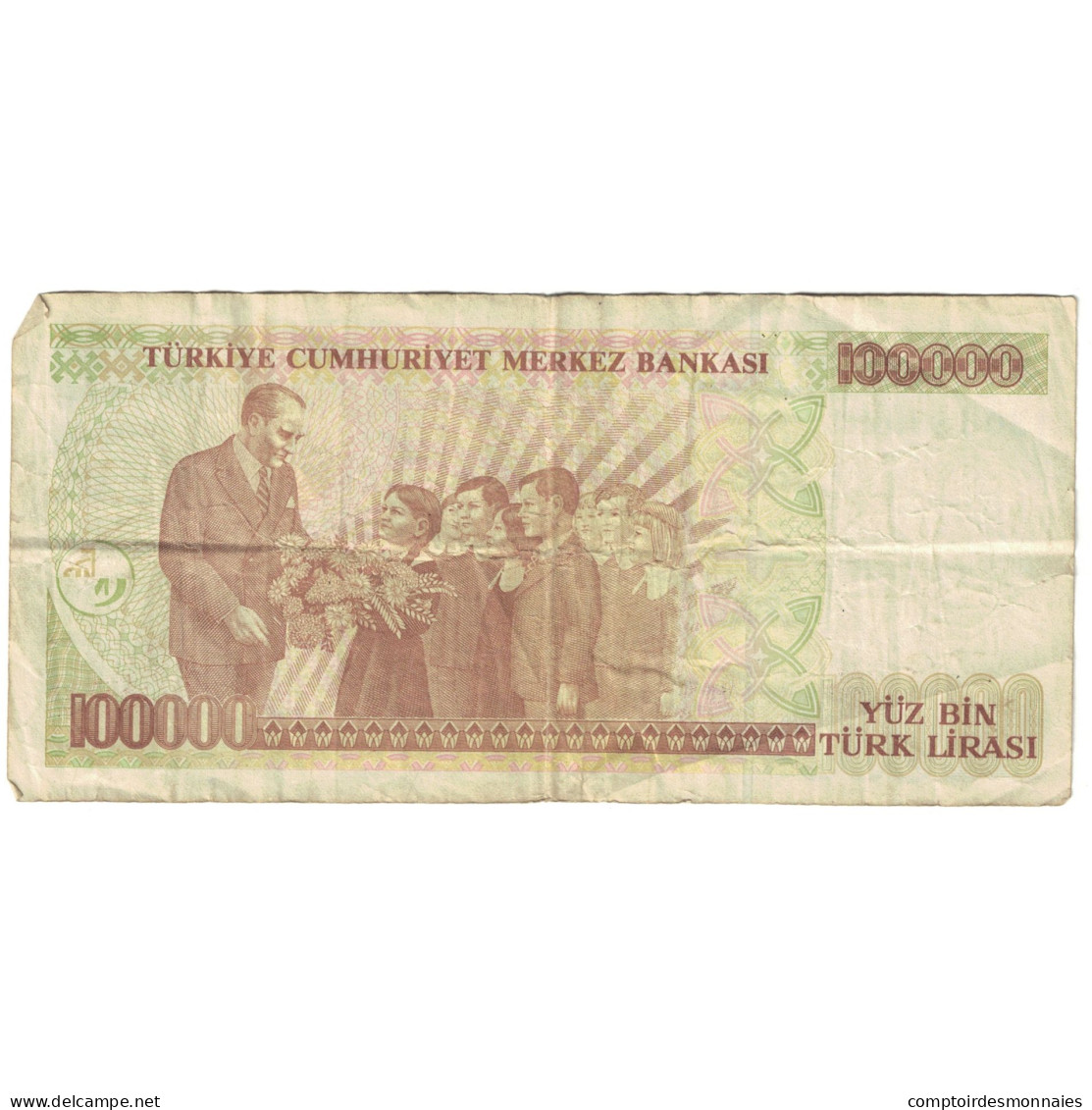 Billet, Turquie, 100,000 Lira, 1997, KM:206, TTB - Türkei