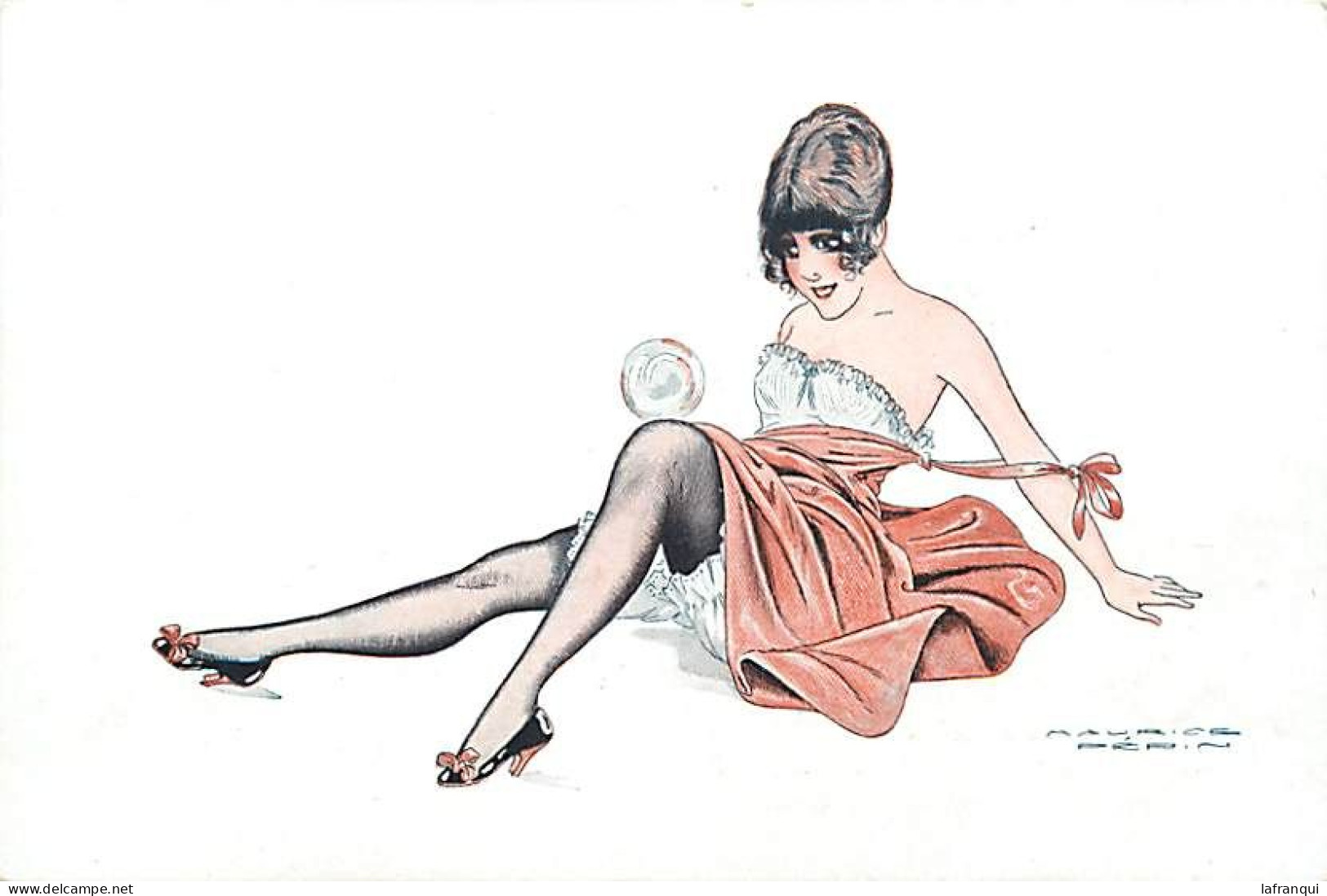 Themes Div-ref VV330- Femmes - Femme - Illustrateurs - Illustrateur  Maurice Pepin - Dessous Feminins - Bulles De Savon - Pepin