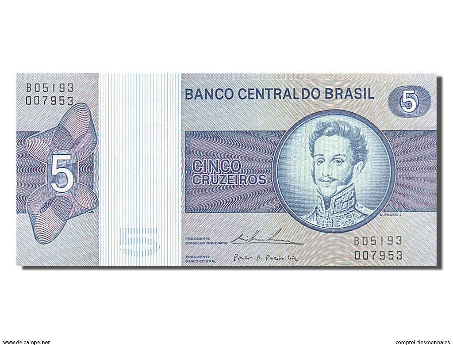 Billet, Brésil, 5 Cruzeiros, 1974, NEUF - Brasilien