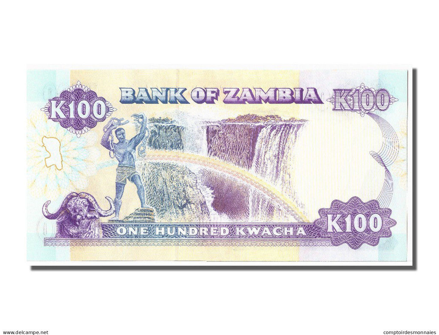 Billet, Zambie, 100 Kwacha, NEUF - Zambia