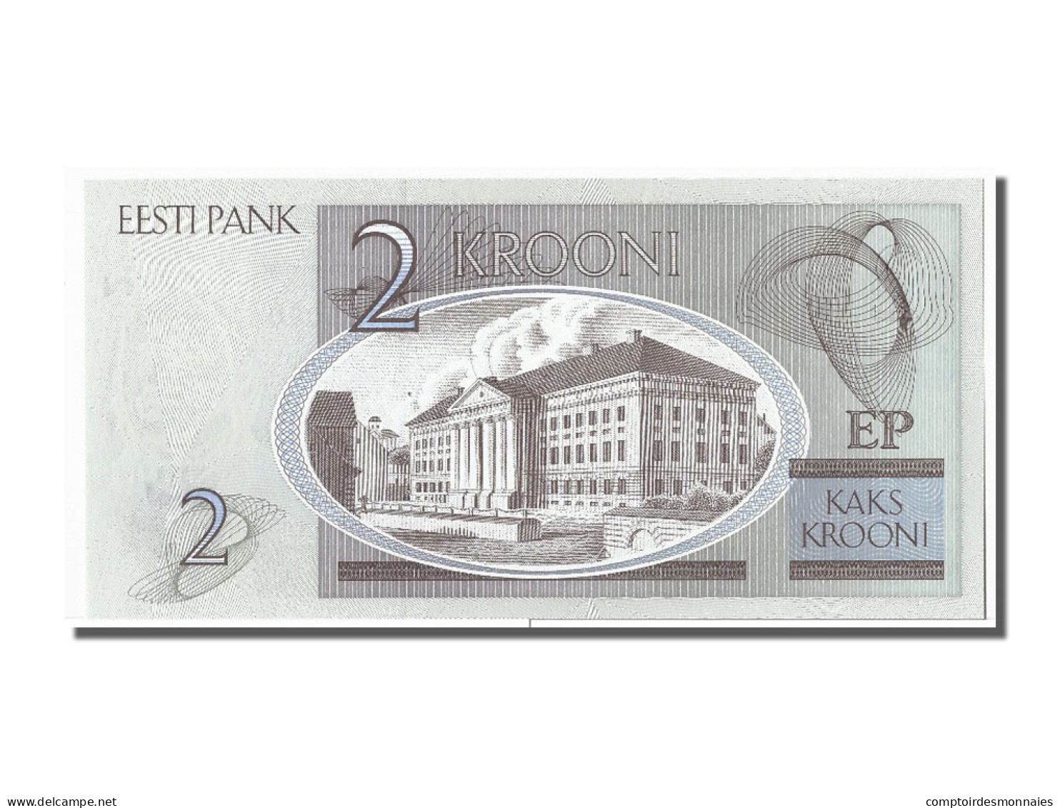 Billet, Estonia, 2 Krooni, 2007, NEUF - Estonia