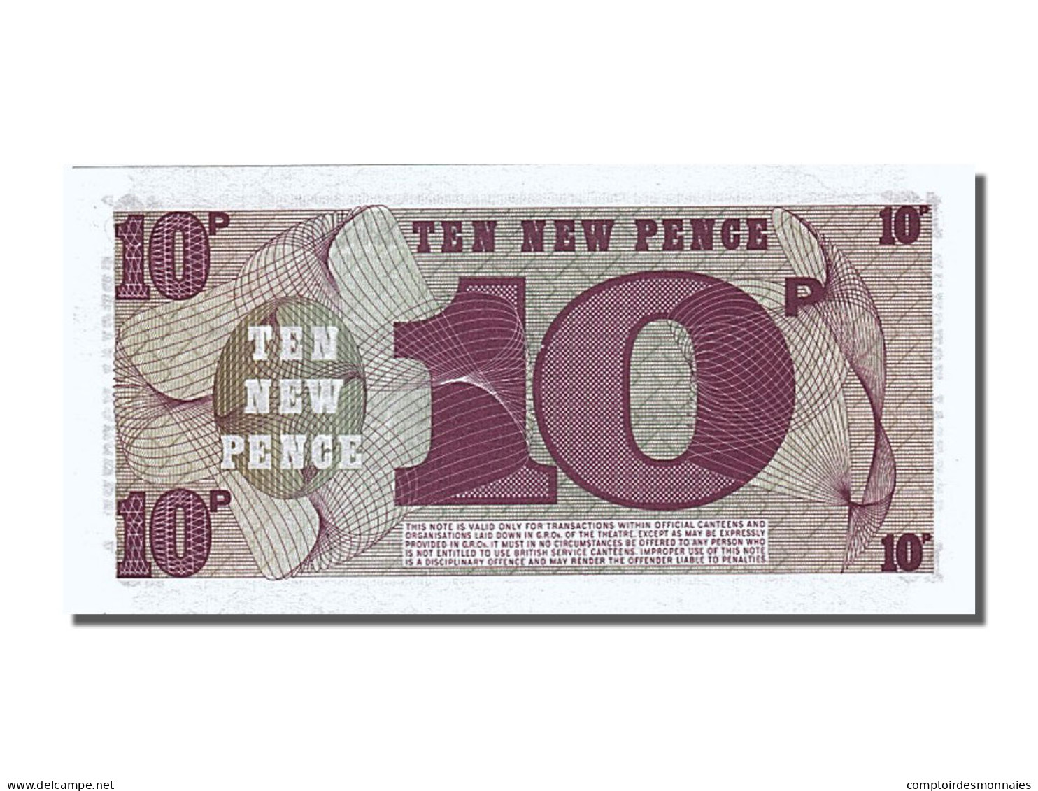 Billet, Grande-Bretagne, 10 New Pence, 1972, NEUF - Altri & Non Classificati