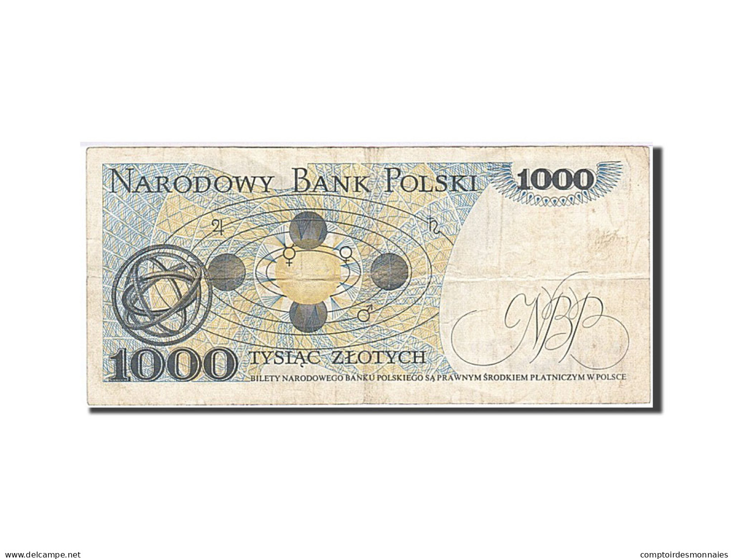 Billet, Pologne, 1000 Zlotych, 1982, 1982-06-01, TB - Pologne