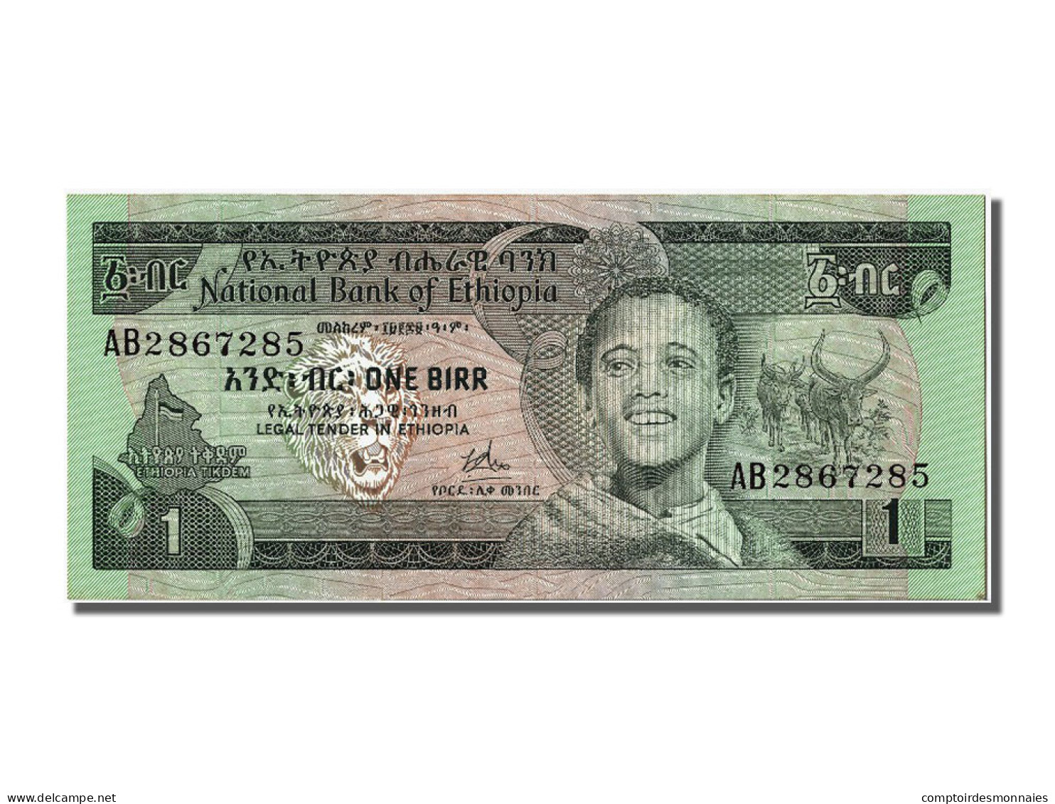 Billet, Éthiopie, 1 Birr, NEUF - Ethiopië