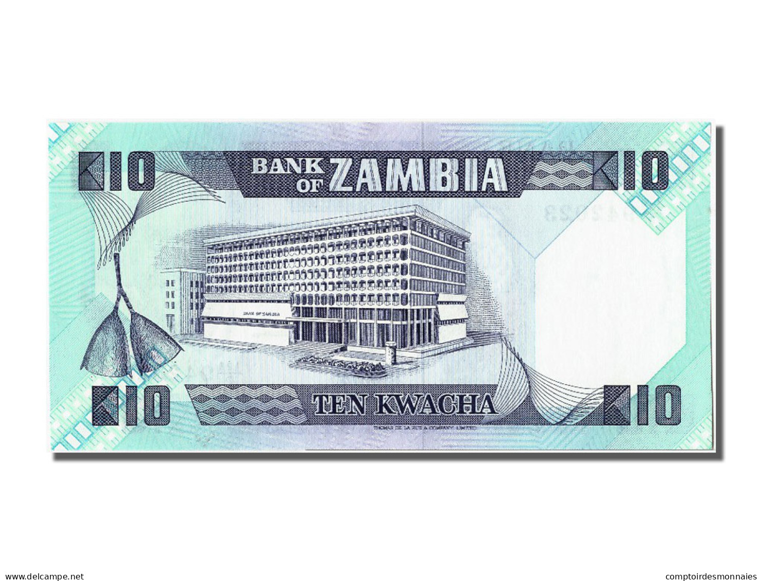 Billet, Zambie, 10 Kwacha, NEUF - Zambie