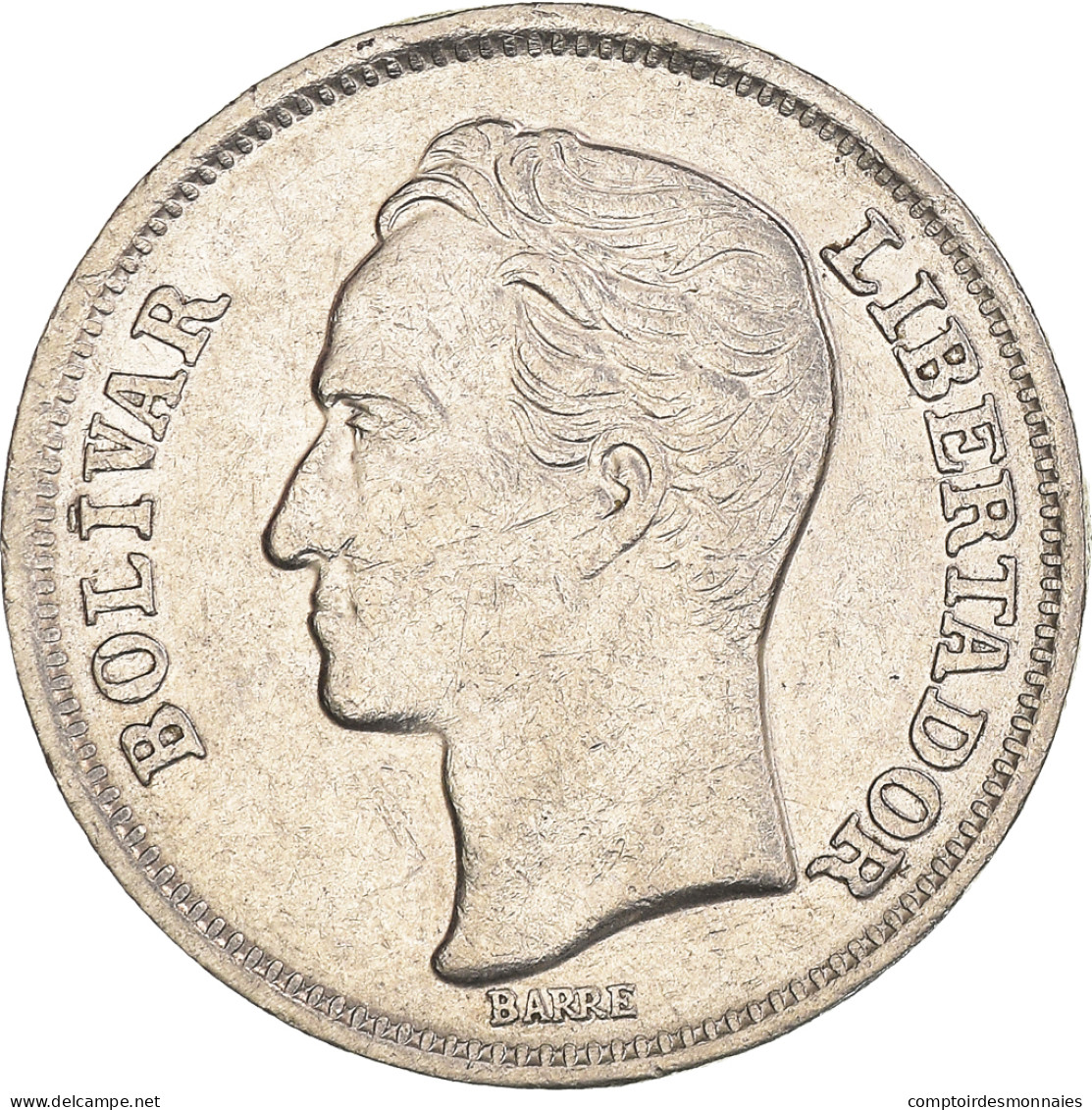 Monnaie, Venezuela, Bolivar, 1977, TTB, Nickel, KM:52 - Venezuela