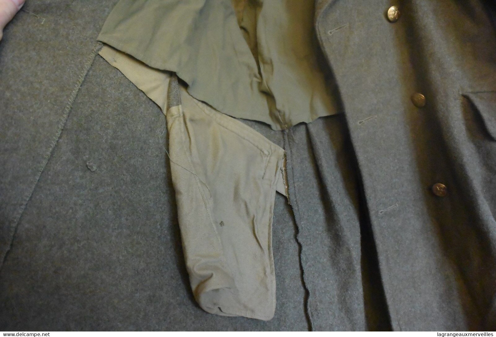 C78 Très Ancien Manteau WW2 Militaire ABL Militaria Homme 1950 USA - Uniforms
