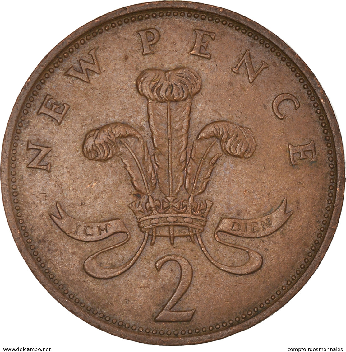 Monnaie, Grande-Bretagne, Elizabeth II, 2 New Pence, 1980, TTB+, Bronze, KM:916 - 2 Pence & 2 New Pence