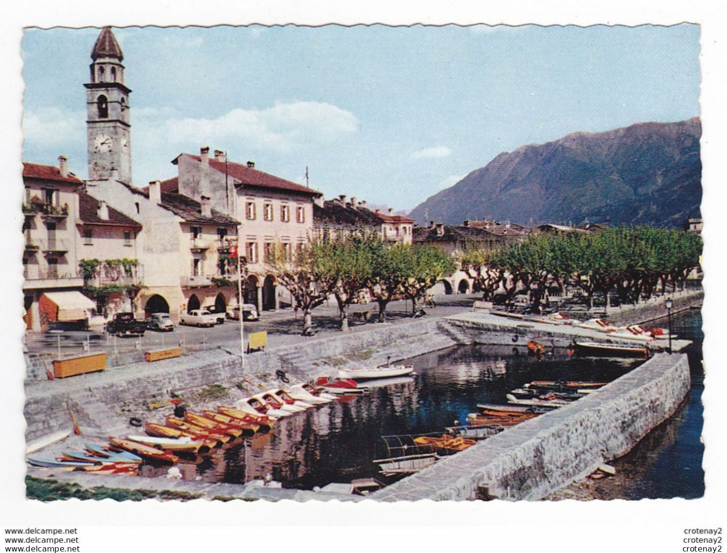 Tessin ASCONA Il Porto VOIR ZOOM Cabriolet Citroën Traction Ou Hotchkiss ? Camion Pédalos Ed Foto Pancaldi VOIR DOS - Ascona