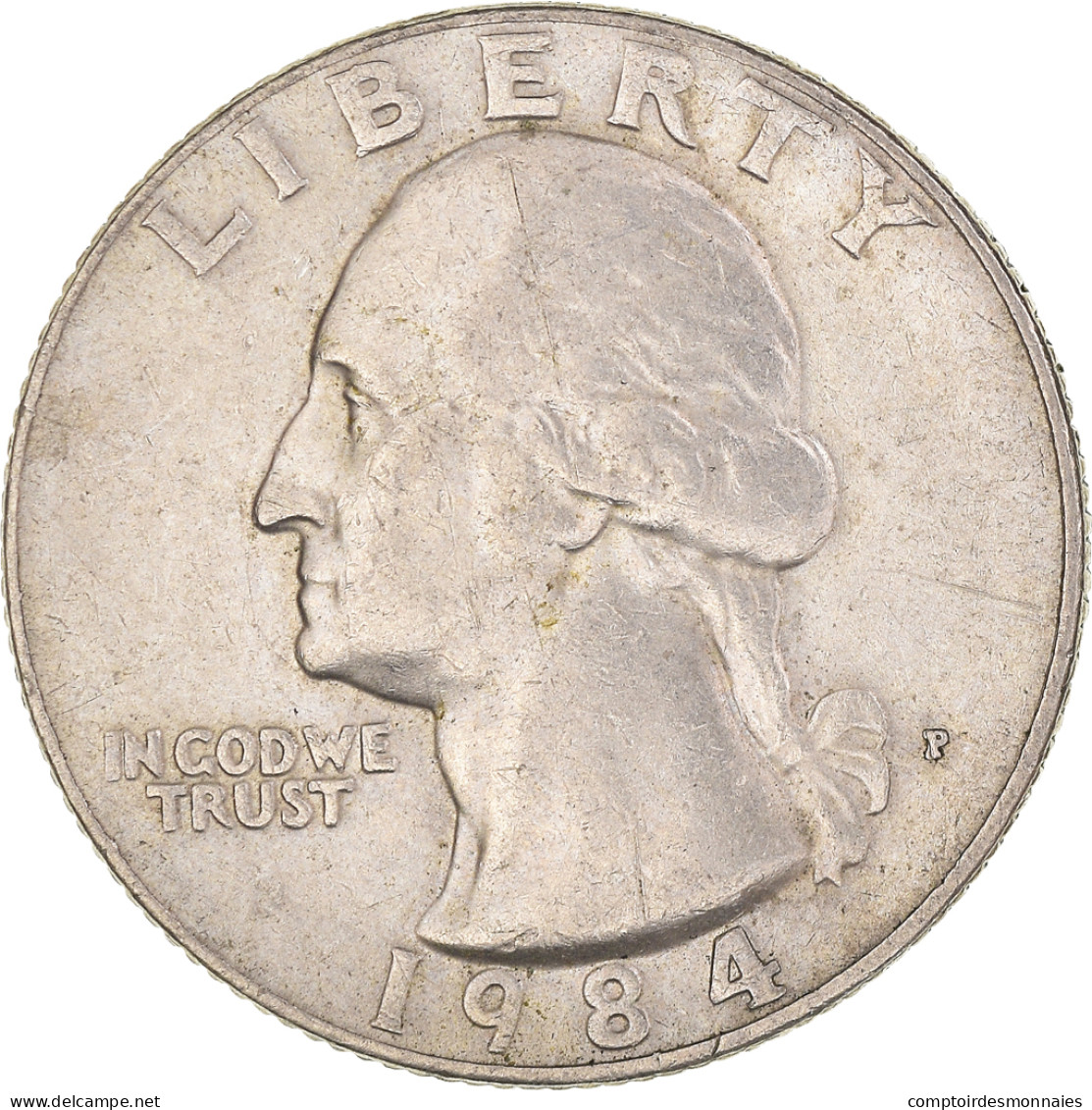 Monnaie, États-Unis, Washington Quarter, Quarter, 1984, U.S. Mint - 1932-1998: Washington