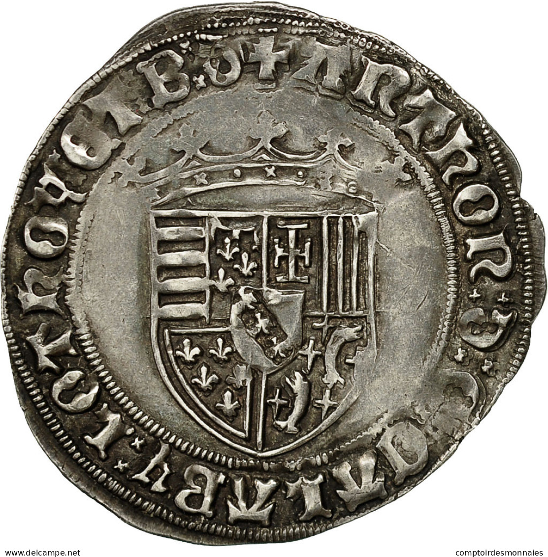 Duché De Lorraine, Antoine Ier Le Bon, Double Gros, 1508-1544, Nancy, Argent - Other & Unclassified